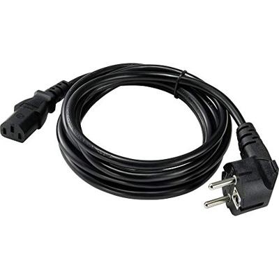 Sygonix SY-5043450 Apparaat (koud) Aansluitkabel Zwart 3.00 m