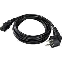 Sygonix SY-5043450 Apparaat (koud) Aansluitkabel Zwart 3.00 m - thumbnail