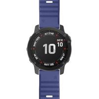 By Qubix - Siliconen bandje - Donkerblauw - Compatible met Garmin Fenix 8-51mm - Compatible Garmin bandje - thumbnail