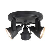 LABEL51 LED Spot 'Max' 3-lichts, kleur Zwart - thumbnail
