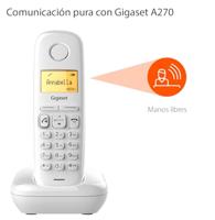 Draadloze telefoon Gigaset A270 Wit Wireless 1,5" - thumbnail