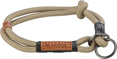 TRIXIE BE NORDIC HALSBAND HOND HALF-SLIP ZAND / ZWART 30X0,6 CM TRIXIE BE NORDIC HALSBAND HOND HALF-SLIP ZAND / ZWART 30X0,6 CM