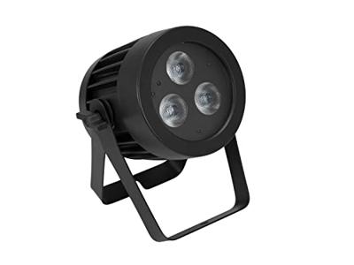 Eurolite LED IP PAR 3x8W QCL Spot DMX LED-lichteffect Aantal LEDs: 3 8 W Zwart