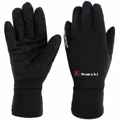 Roeckl Warwick jr handschoenen zwart maat:4 Roeckl Warwick jr handschoenen zwart maat:4