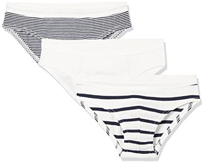 Set van 3 PETIT BATEAU slipjes wit