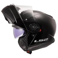 LS2 opklapbare helm "ff908 strobe ii solid" helmet ff908 strob.ii solid 3xl black matt - thumbnail
