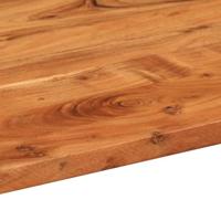 Tafelblad ovaal 140x60x3,8 cm massief acaciahout - thumbnail