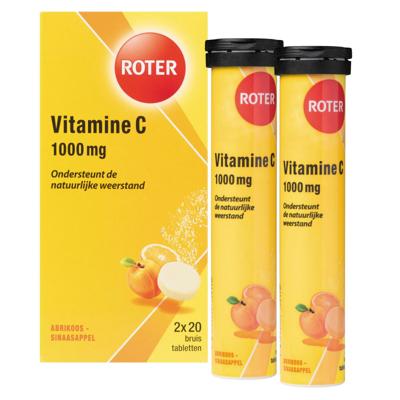 Roter Bruistabletten abr. sin. vit C duopack 40 Bruistabletten