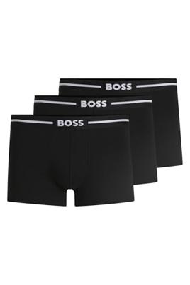 Boss boxershorts Bold 3-pack zwart