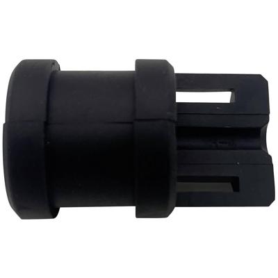 TRU COMPONENTS TC-KDT/Z 09 Kabeldoorvoering Gegroefd Klem-Ø (max.): 10 mm Thermoplastische rubbers Zwart 1 stuk(s)