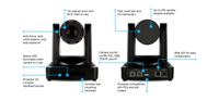 Atlona AT-HDVS-CAM-W PTZ USB Camera - Wit - thumbnail