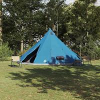 Familie Tipi Tent met dak Blauw en Grijs 560 x 560 x 300 cm - thumbnail