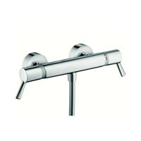 Hansgrohe Ecostat Comfort Care douchekraan thermostatisch met koppelingen met verlengde grepen chroom 13117000 - thumbnail