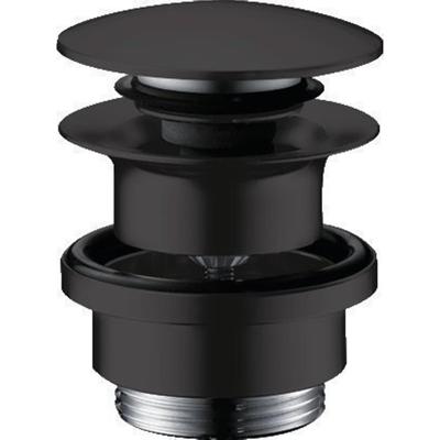 Hansgrohe afvoergarnituur afvoerplug voor wastafel- en bidetmengkranen, mat zwart