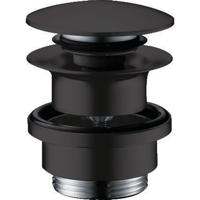 Hansgrohe afvoergarnituur afvoerplug voor wastafel- en bidetmengkranen, mat zwart - thumbnail