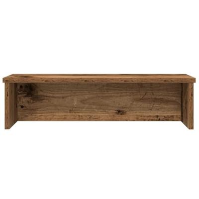 Keukenrek stapelbaar 50x15x16 cm bewerkt hout oud houtkleurig