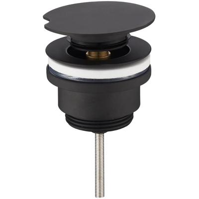 Wiesbaden Caral Luxe Mat Zwarte Afvoerplug 5/4" - Modern Design
