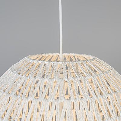 QAZQA Retro hanglamp wit 40 cm - Lina Ball 40