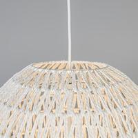 QAZQA Retro hanglamp wit 40 cm - Lina Ball 40 - thumbnail