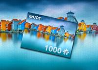Houses on Water - Groningen Nederland Puzzel 1000 Stukjes - thumbnail