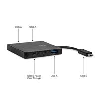 TARGUS HARDWARE Concentrateur (hub) - 3 x SuperSpeed USB 3.0 + 1 x USB-C (passage de puissance) - de bureau - thumbnail