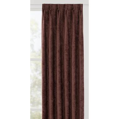 Gordijnstof Qiara semi-verduisterend - bordeaux