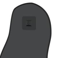 VidaXL Wandspiegel 100x45 cm zwart - thumbnail