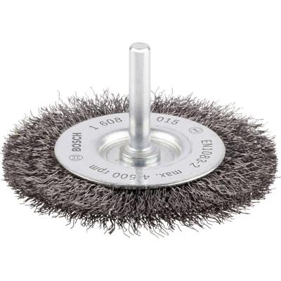 Bosch Accessories Schijfborstel, gegolfd, 75 mm, 0,2 mm, 10 mm, 4500 omw/min Bosch Power Tools Schacht-Ø 6 mm 1608622015 1 stuk(s)