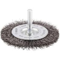 Bosch Accessories Schijfborstel, gegolfd, 75 mm, 0,2 mm, 10 mm, 4500 omw/min Bosch Power Tools Schacht-Ø 6 mm 1608622015 1 stuk(s) - thumbnail