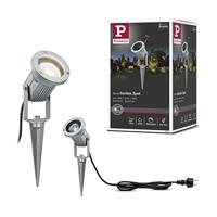 Paulmann 93751 Special Line LED-tuinspot LED GU10 28 W Aluminium (geborsteld) - thumbnail