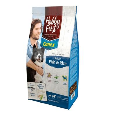HobbyFirst Canex Adult vis en rijst hondenvoer 12 + 3 kg gratis
