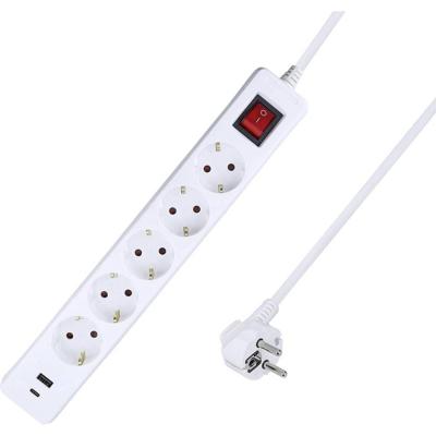 AS Schwabe 11376 Stekkerdoos Wit Randaarde stekker 1 stuk(s)