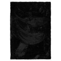 Tapeso Zacht hoogpolig vloerkleed - Comfy plus - zwart - 200x290 cm - thumbnail