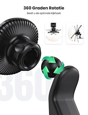 UGREEN LP292 Telefoonhouder voor in de auto 360° draaibaar 4.7 - 7.2 inch Bevestigingswijze (auto): Dashboard UGREEN LP292 Telefoonhouder voor in de auto 360° draaibaar 4.7 - 7.2 inch Bevestigingswijze (auto): Dashboard