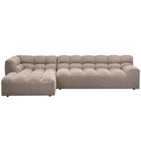 Woood Allure Chaise Longue - Polyester - Bruin Melange - 79x324x165 - thumbnail