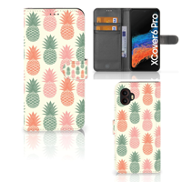Samsung Galaxy Xcover 6 Pro | Book Cover | Ananas - thumbnail