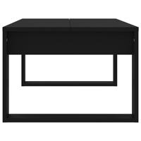 Salontafel 102x50x35 cm bewerkt hout zwart - thumbnail