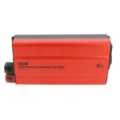 Omvormer-lader - EZA - Zuivere sinusgolf 500W - Zuivere sinusgolf - 10A lader - Compatibel met AGM/gel/lithium-accu's
