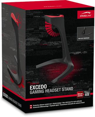 SPEEDLINK SL-800900-BK houder Passieve houder Hoofdtelefoons, Headset Zwart