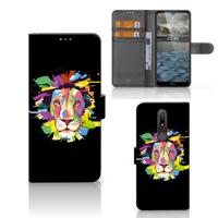 Nokia 2.4 Leuk Hoesje Lion Color - thumbnail