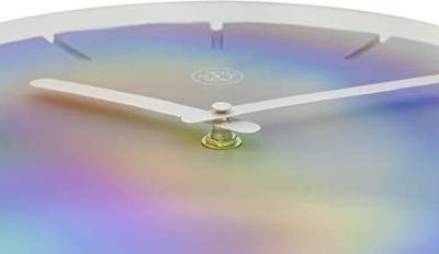 NeXtime NX-7341GS Wandklok NXt Sweet Ø 20 Cm Grijs NeXtime NX-7341GS Wandklok NXt Sweet Ø 20 Cm Grijs