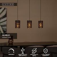 Lucide ALMELO - Hanglamp - 3xE27 - Zwart - thumbnail