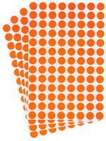 Avery Gekleurde Markeringspunten, neon rood, Ø 8,0 mm, permanent klevend - thumbnail