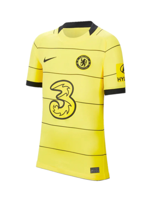 Chelsea Shirt Uit Junior 2021-2022 - Maat 152 - Kleur: Geel | Soccerfanshop