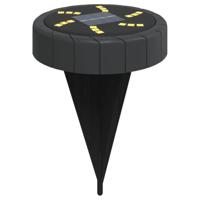 VidaXL Grondlampen 12 st solar met grondpennen warmwit - thumbnail