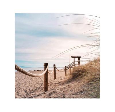 Buiten Canvas 58 x 58 cm Strand Touw Afscheiding Anna's Collection - Annas collection