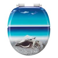 Cornat KSDSC534 Snail Houten WC Bril Softclose 90-160mm - thumbnail