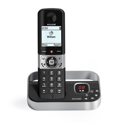 Alcatel F890 Voice Duo zwart EU draadloze telefoon met extra combinatie premium oproepvergrendeling