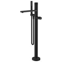 Wiesbaden Vrijstaand Bad Thermostaatkraan Sphere 83.3 cm Compleet Mat Zwart - thumbnail