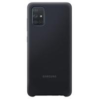 EF-PA715TBEGEU Samsung Silicone Cover Galaxy A71 Black - thumbnail